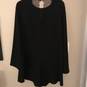 BCBGMaxAxria Backless Romper with Lace